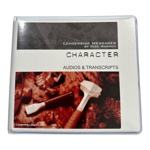 Rick Warren Leadership Messages Character Audios &‎ Transcripts Set
